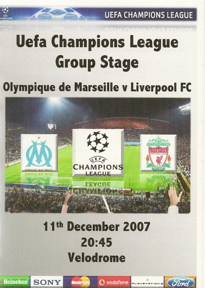 Olympique De Marseille v Liverpool FC